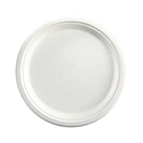 10'' ROUND PLANT FIBRE PLATE (125/SLV)