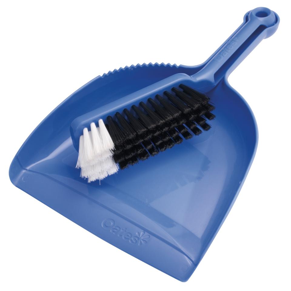 OATES DUSTPAN & BANNISTER SET