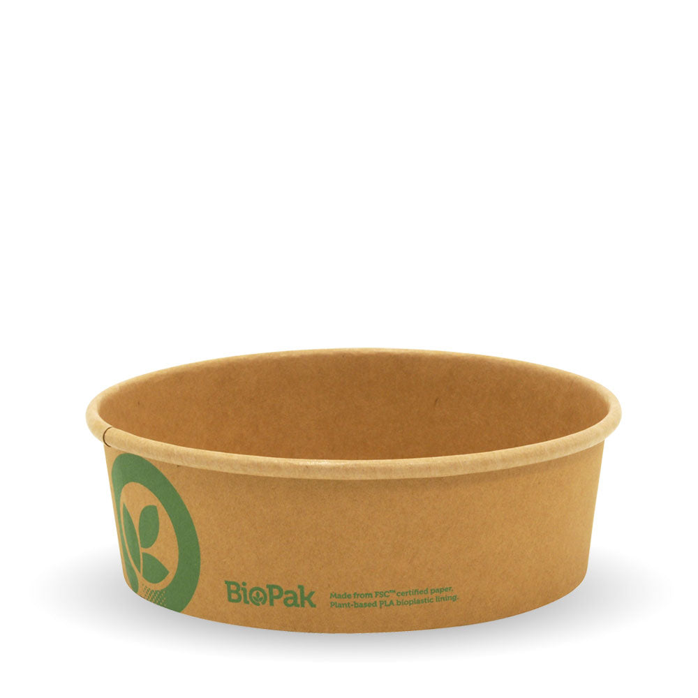 BIOBOARD SMALL KRAFT BOWL 500ML