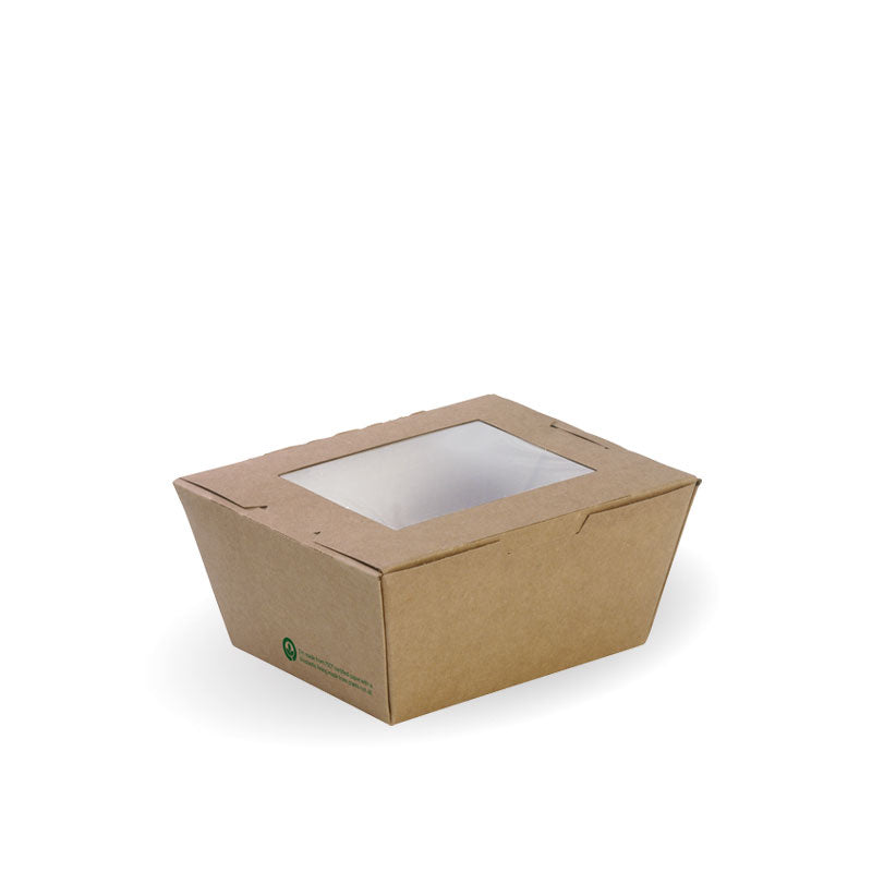 BIOPAK SMALL LUNCH BOX WITH WINDOW (SLV 50)