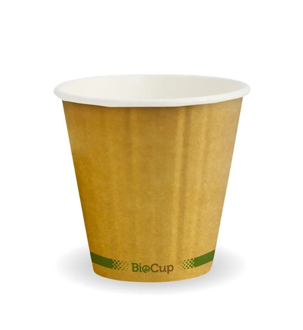 BIOPAK 8OZ D/W KRAFT CUP (SLV 50)