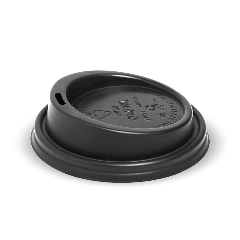 80MM BLACK PLA SIPPER LID