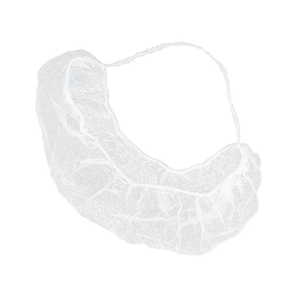 BEARD COVER DOUBLE LOOP WHITE