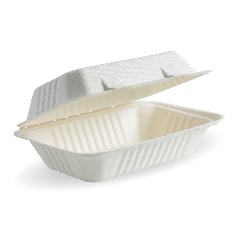BIOPAK CLAMSHELL 9&#39;&#39; X 6&#39;&#39; X 3&#39;&#39; (SLV 125)