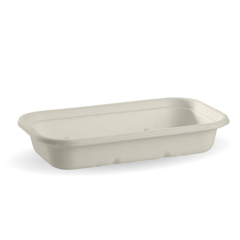 BIOPAK 750ML T/AWAY BASE WHITE RECT (SLV 50)