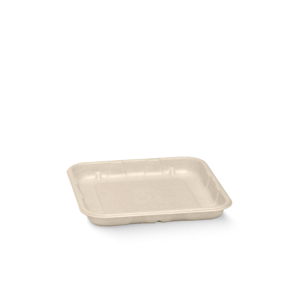 BIOPAK 5 X 5 BIOCANE PRODUCE TRAY (SLV 125)