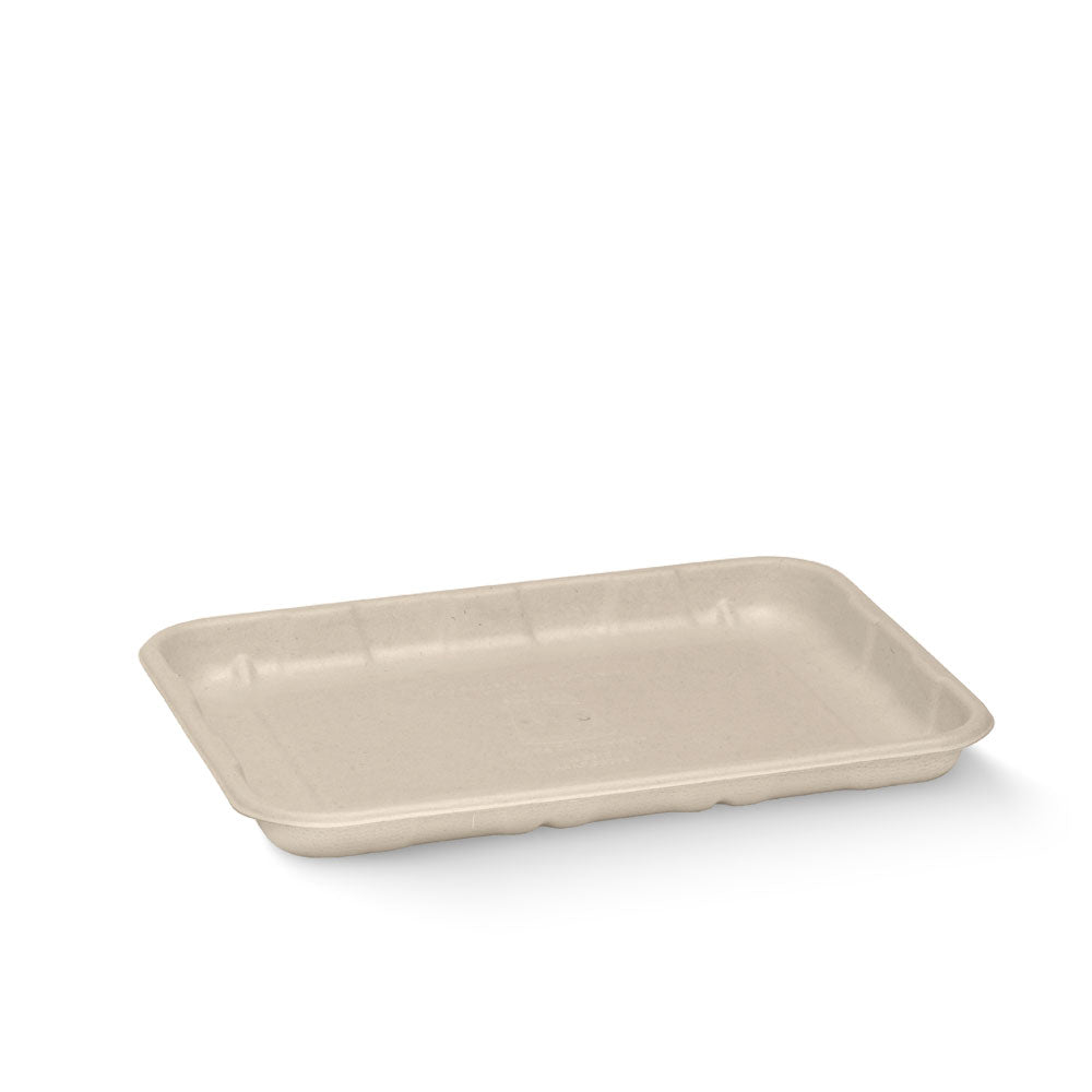 BIOPAK 7 X 5 BIOCANE PRODUCE TRAY (SLV 125)