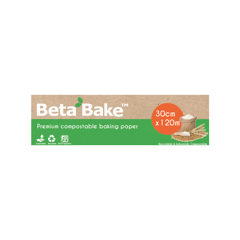 Beta Bake Premium Compostable Baking Paper 30cm x 120m