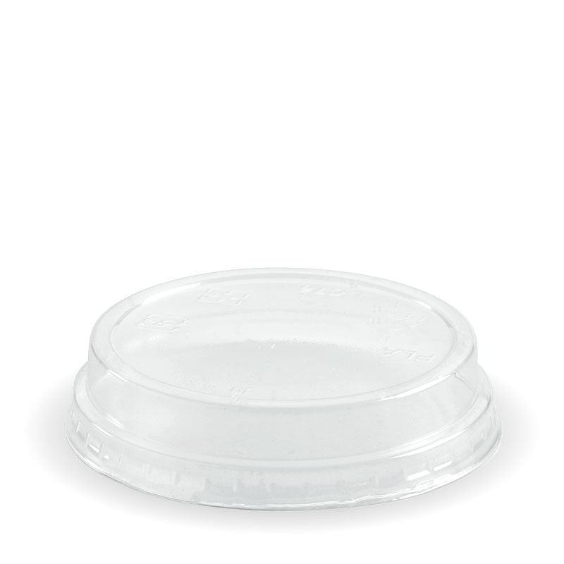 BIOPAK 60-280ML CLEAR DOME LID NO HOLE (SLV 50)