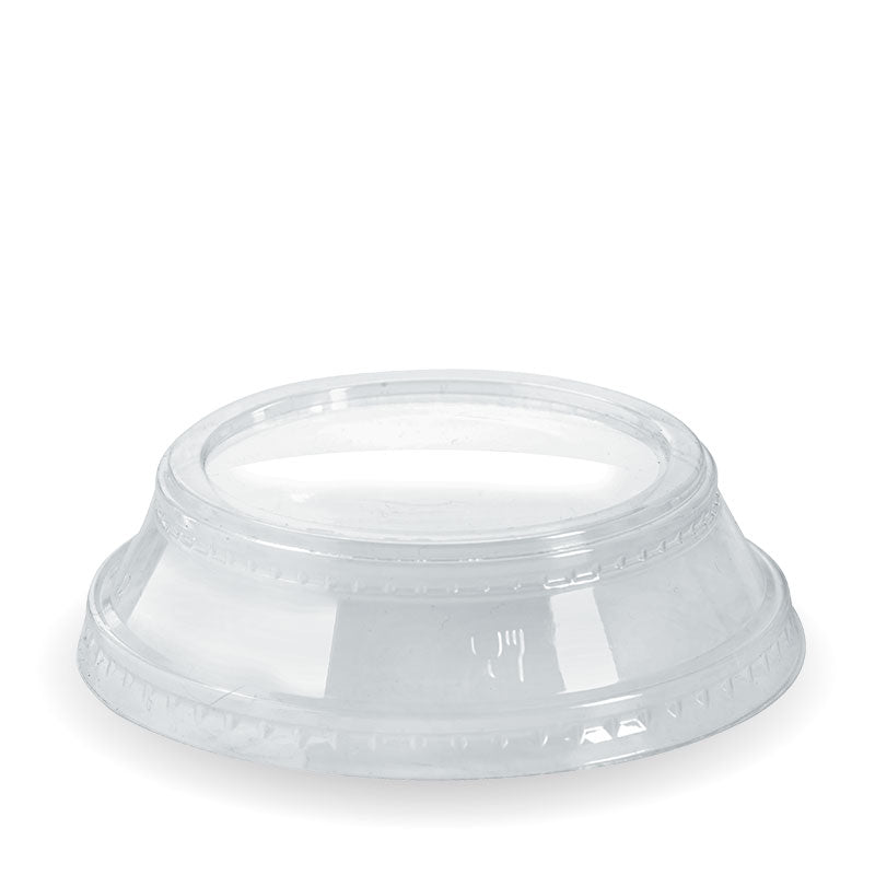 BIOPAK RAISED FLAT LID - SUIT 300-700ML (SLV 50)