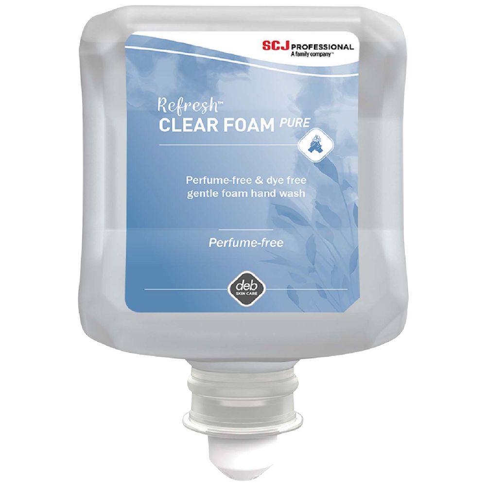 DEB CLEAR FOAM WASH 1LTR