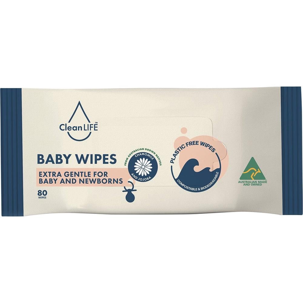 CLEAN LIFE BABY WIPES SOFT PACK