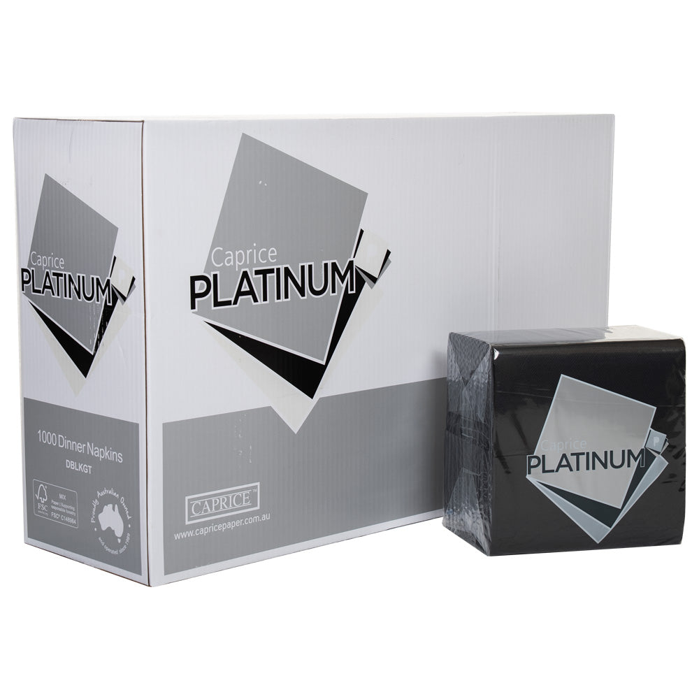 PLATINUM DINNER BLACK GT FOLD (PKT 100)