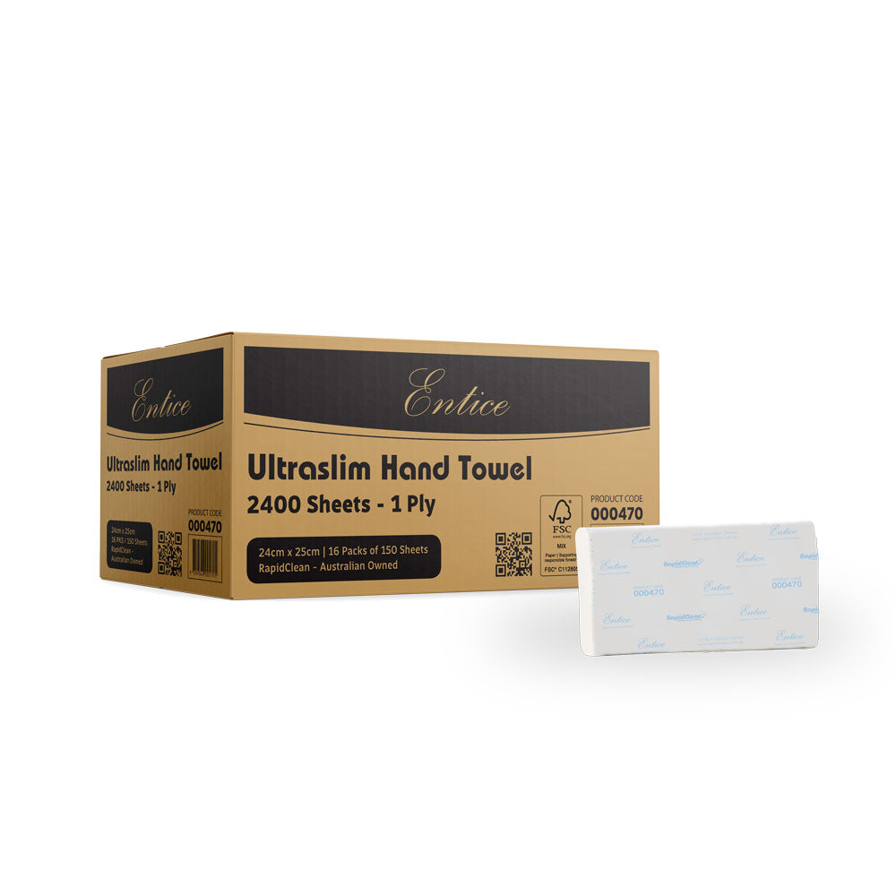 ENTICE ULTRASLIM HAND TOWEL (CTN)