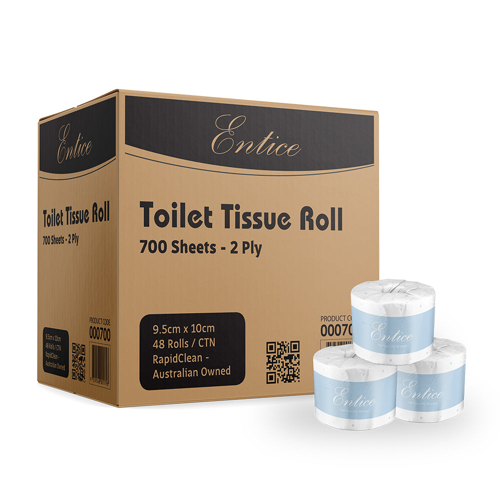 ENTICE 2 PLY 700 SHEET TOILET ROLLS