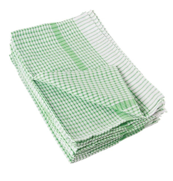 GREEN JUMBO TEA TOWELS