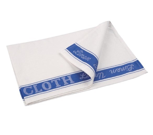 BLUE GLASS CLOTH 51 X 76CM