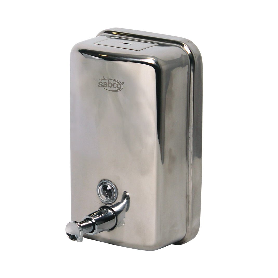 SABCO STAINLESS STEEL SOAP DISPENSER 1L