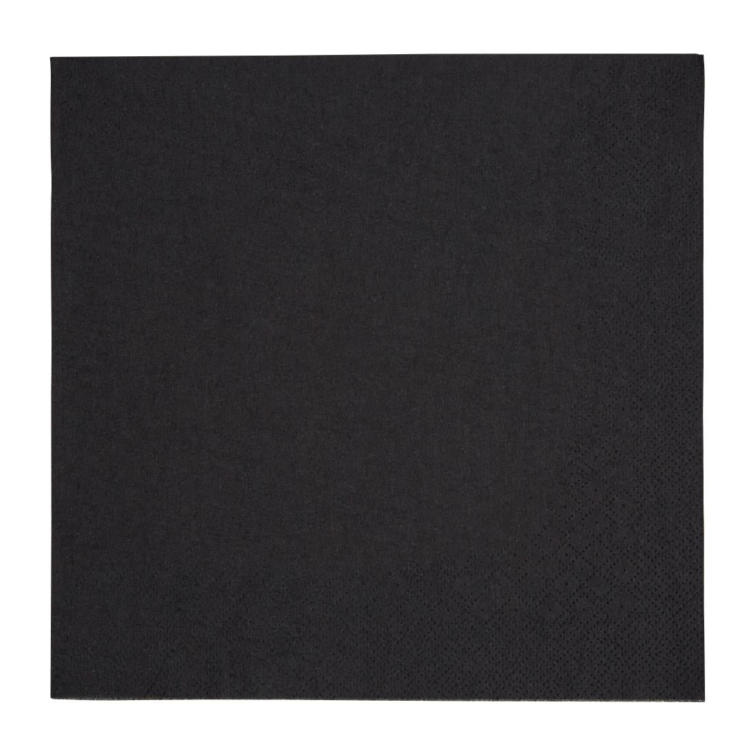 FIESTA 2 PLY LUNCH BLACK NAPKIN (PKT 125)