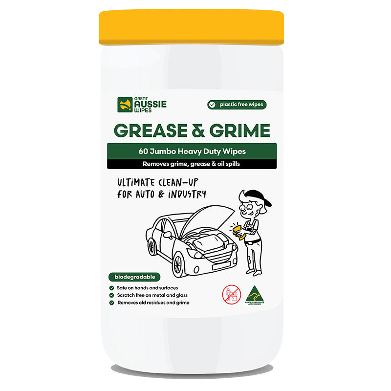 GREAT AUSSIE GREASE & GRIME WIPES