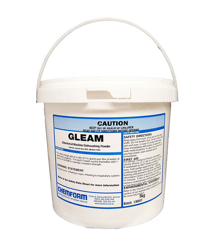 GLEAM 5KG DISHWASHING POWDER