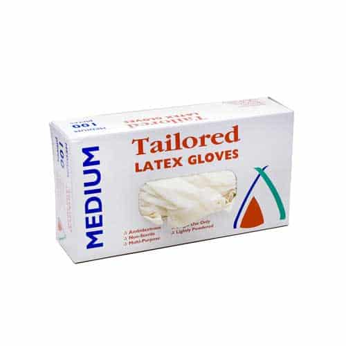 LATEX GLOVE L/POWDER - MEDIUM