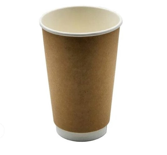 16OZ PLA KRAFT D/WALL (CTN ONLY)