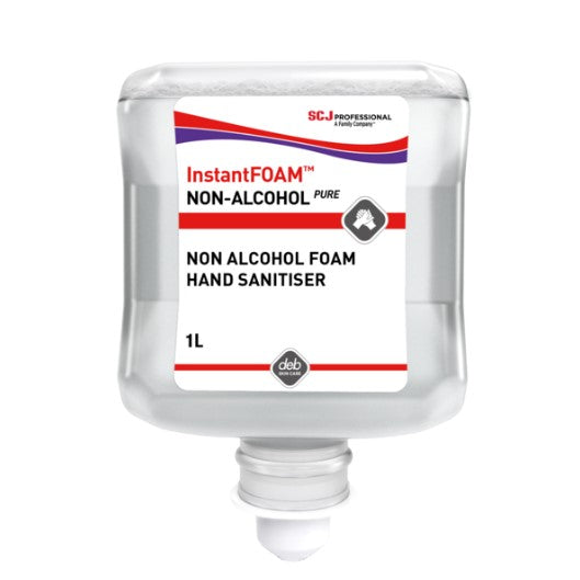 INSTANT FOAM NON-ALCOHOL PURE SANITISER (CTN 6 X 1L)