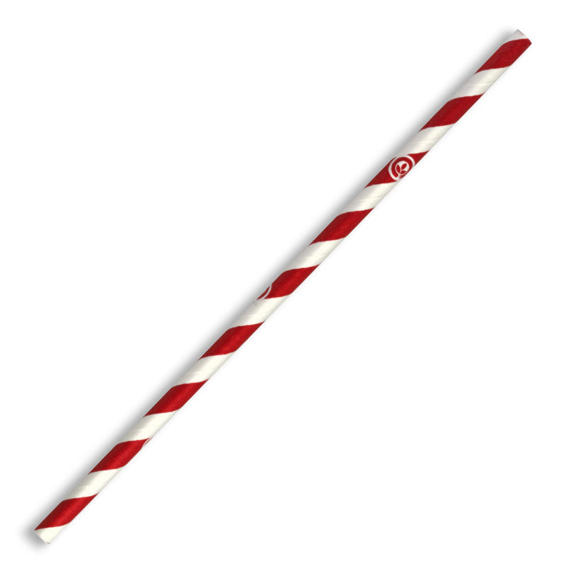 BIO RED/WHITE STRAWS CTN 1000