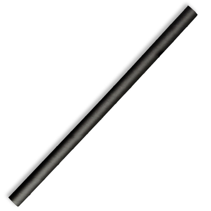 BIOPAK JUMBO BLACK STRAW 10MM (25/CTN)