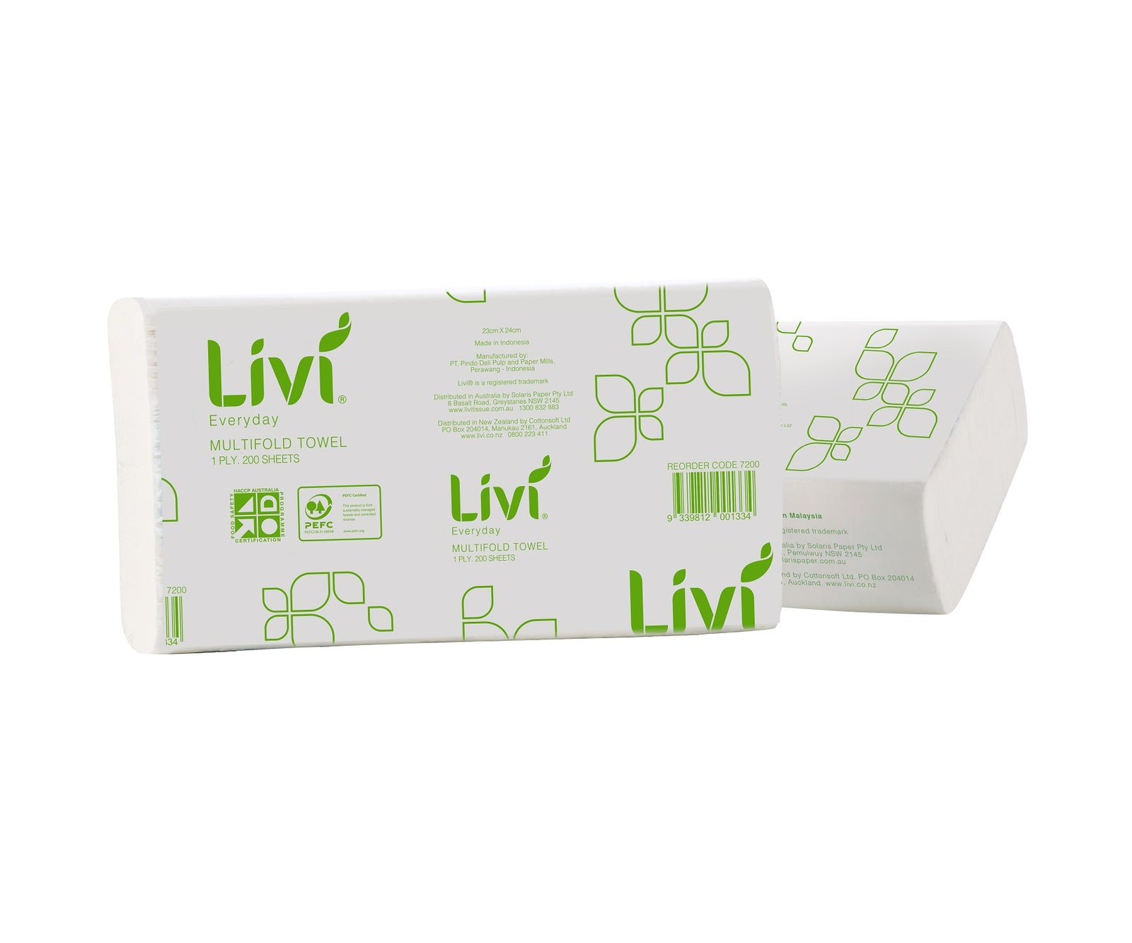 LIVI MULTIFOLD HAND TOWEL (CTN)