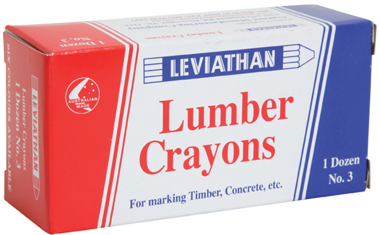 LEVIATHAN LUMBER CRAYONS (PKT 12)