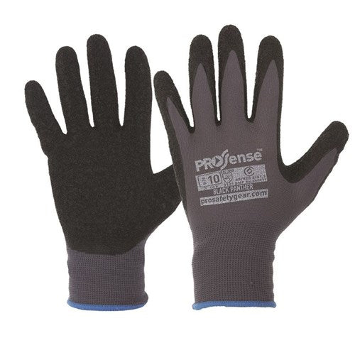 SIZE 10 BLACK PANTHER LATEX PALM ON NYLON