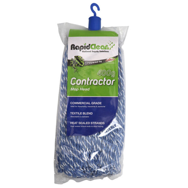 RAPID CLEAN CONTRACTOR BLUE MOP HEAD