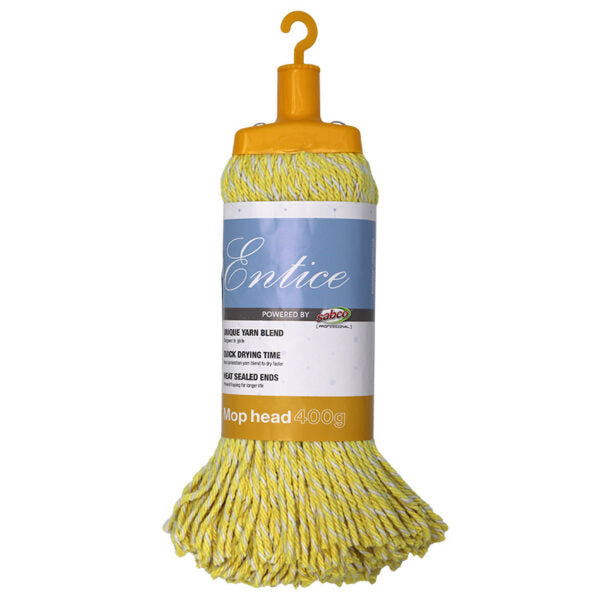 RAPID CLEAN ENTICE YELLOW MOP HEAD