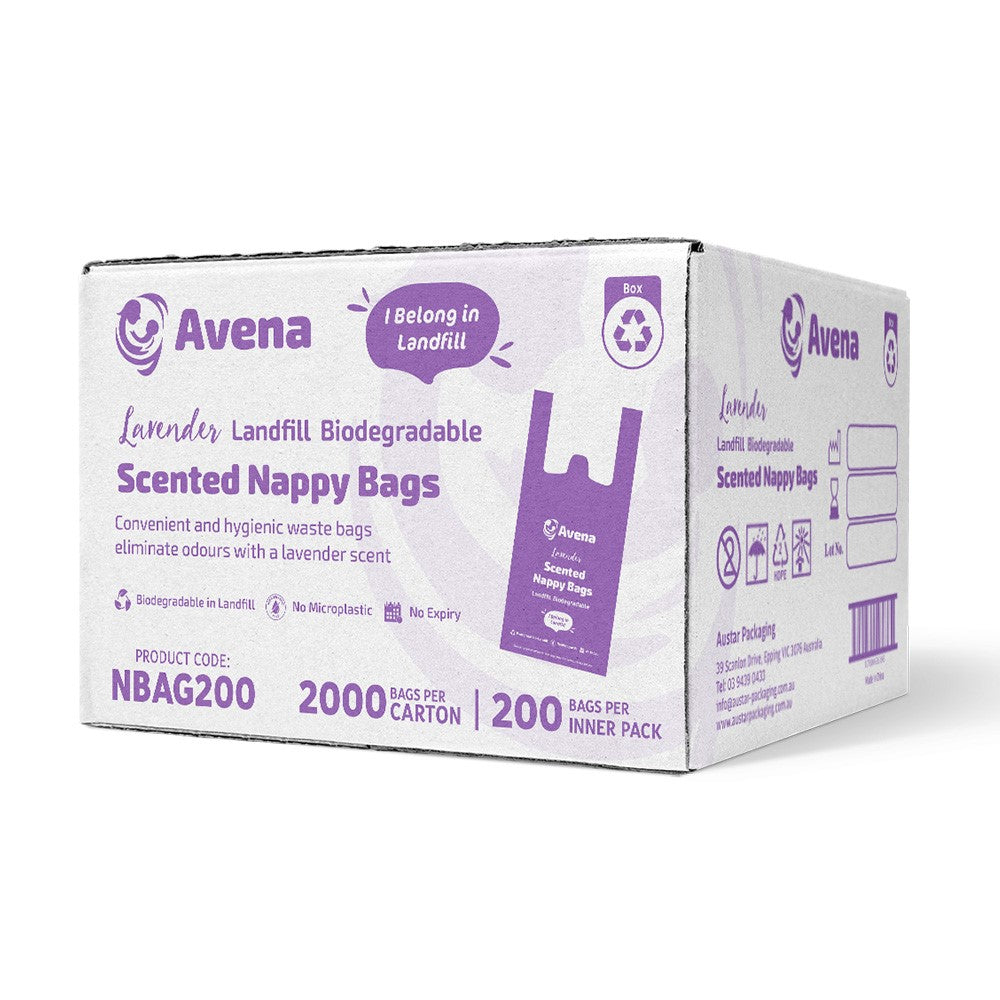 AVENA SCENTED NAPPY BAGS (CTN 2000)