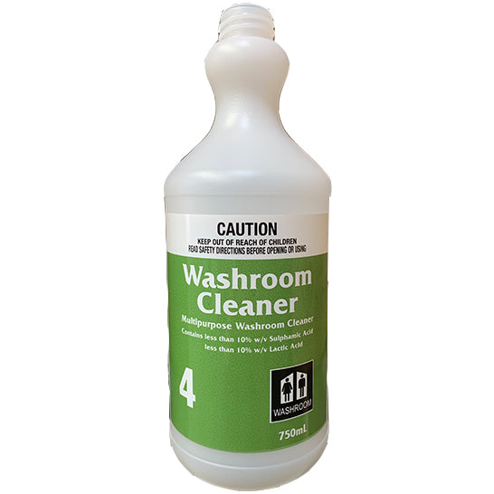 750ML WASHROOM #4 GREEN SPRAY BOTTLE