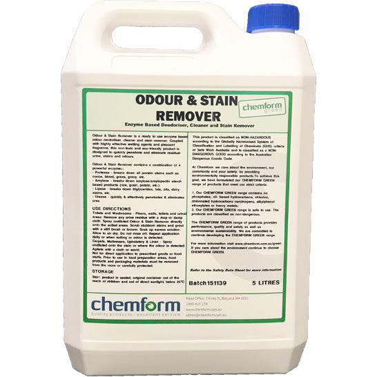 ODOUR & STAIN REMOVER 5L (2/CTN)