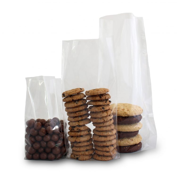 POLY BAG 20 X 10+5CM (8 X 4 X 2 INCH) (PKT 250)