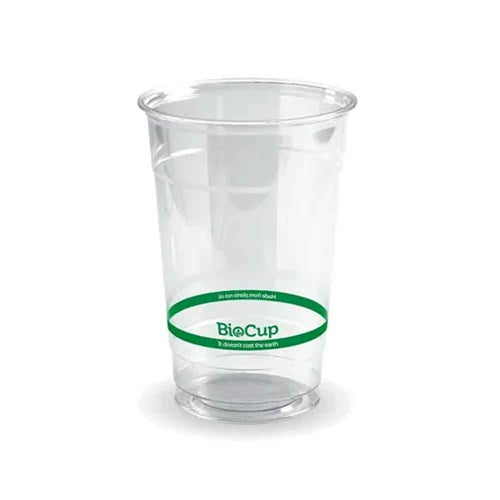 BIOPAK 600ML STRIPED CUP (SLV 50)