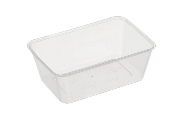 GENFAC 900ML RECTANGLE CONTAINER (SLV 50)