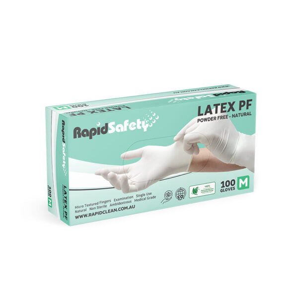 LATEX P/FREE GLOVES MEDIUM