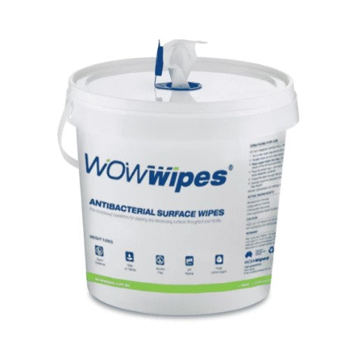 WOW WIPE PLASTIC BUCKET/LID