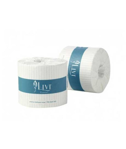 Livi Essentials Embossed Toilet Paper - 2 Ply, 48 Rolls